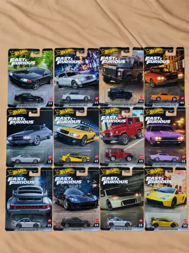 Hot Wheels Velozes e Furiosos - Pacote ou Unidade