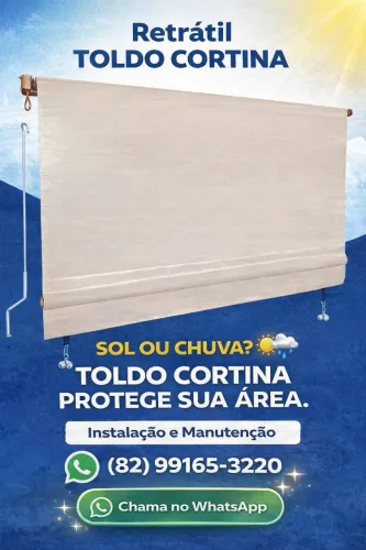 TOLDO CORTINA RETRÁTIL 