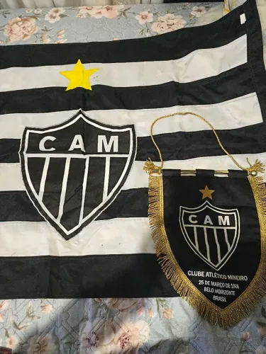 Bandeira e flâmula Atlético Mineiro