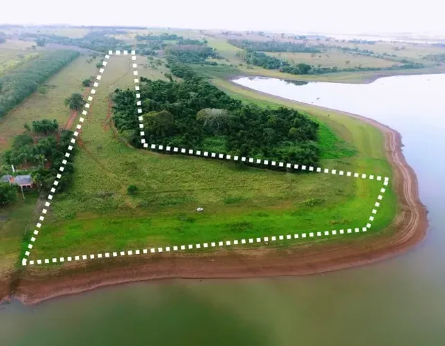 3,5 Alqueires na beira do Rio Grande Cardoso