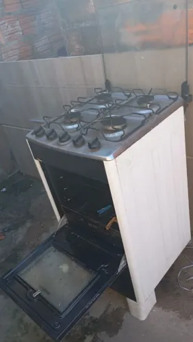 Fogao para apartamento detalhes na boca dele somente