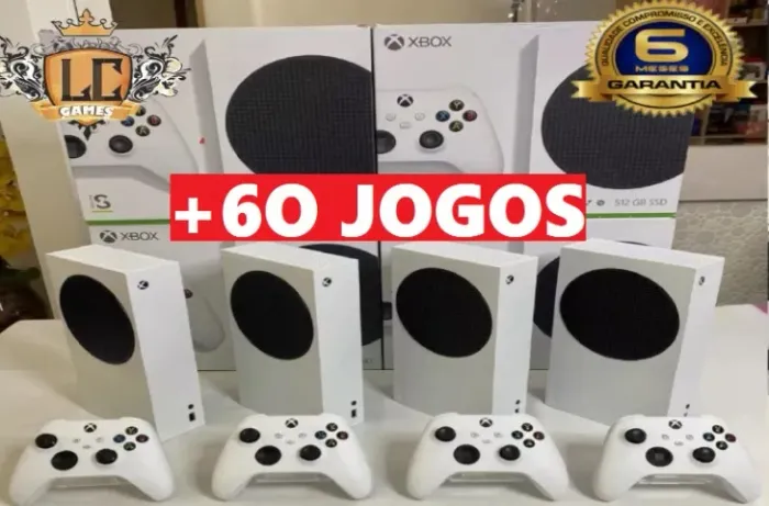 XBOX SERIES S VAI 77 JOGOS TOP + O6 GARANTIA MESES + BRINDES ( LOJA FISICA )