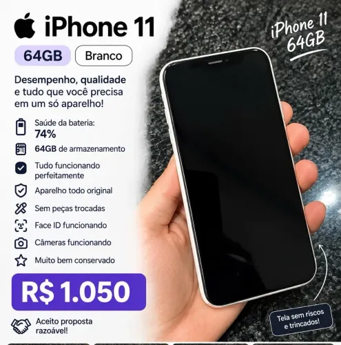 iPhone 11 64gb branco