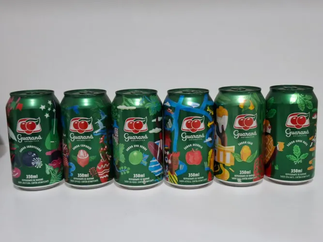 Coleção Guaraná Antarctica 100 anos sabores do Brasil 