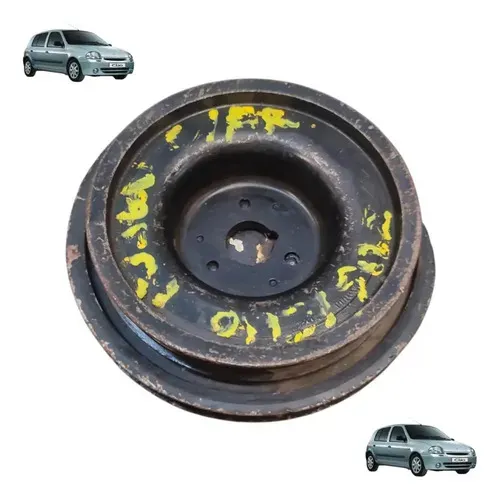 Polia Virabrequim Motor Clio Peugeot 206 1.0 16v 1998 A 2003