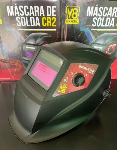 Máscara De Solda Automática CR2 V8 Brasil (Nova)