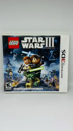 Lego Star Wars III JOGO NINTENDO 3DS ORIGINAL COM CAPA - LER DESCRIÇÃO