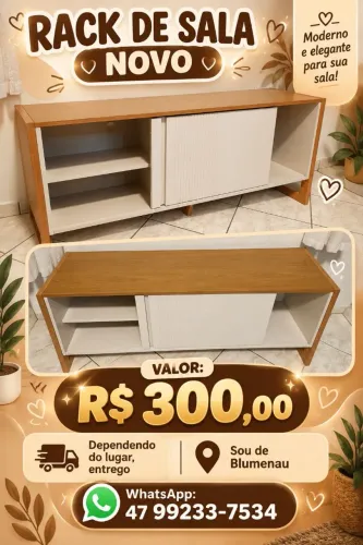 Rack de sala novo
