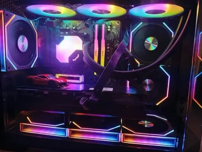 PC Gamer RTX 3080 12GB + Ryzen 5600 4.5 Ghz | Aorus Elite | Water Cooler 360mm | 2x SSDs