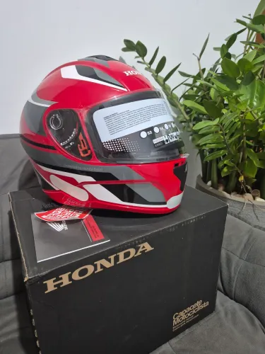 Capacete Honda Original Novo Nº 60 Vermelho