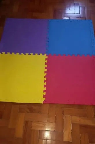 Tapete EVA 4 peças coloridas