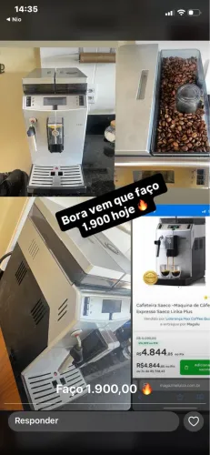 Cafeteira saeco- máquina de café expresso saeco lirika plus