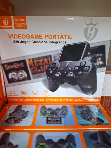 Mini Game Portátil Retrô 500 jogos clássicos