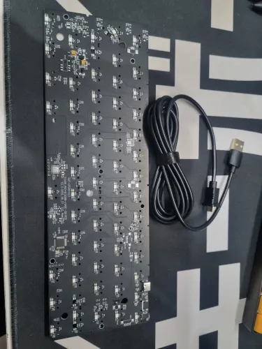 Placa de teclado magnético fundo pro argb