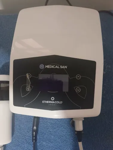 : Aparelho Ethernia Cold Smart Medical San - Criofrequência e Rádio Frequência