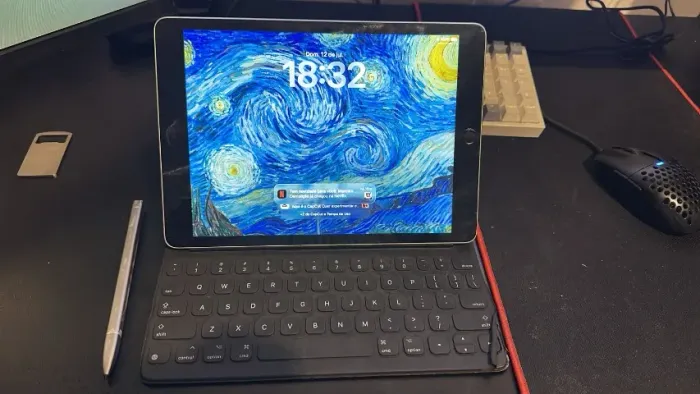 Ipad 9 geração 64gb, capa teclado apple + pen