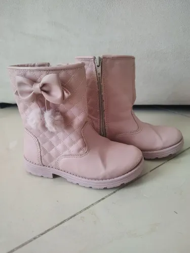 Bota Infantil Menina Rosa 