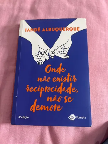 Livro onde não existir reciprocidade não se demore