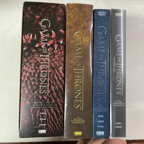 DVD game of thrones 35 dvds coleção box completo todas temporadas