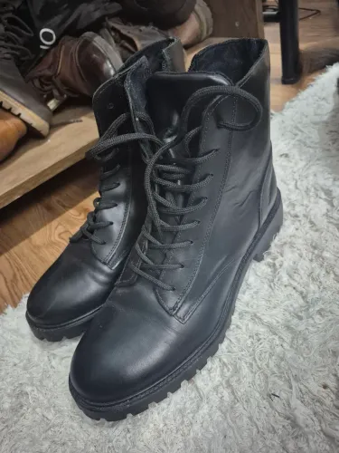 Bota Coturno Ellus Preta Tamanho 39