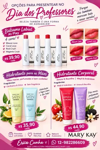 MARY KAY DIA DOS PROFESSORES