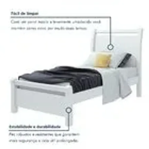 Cama Solteiro Reali MDF Premium