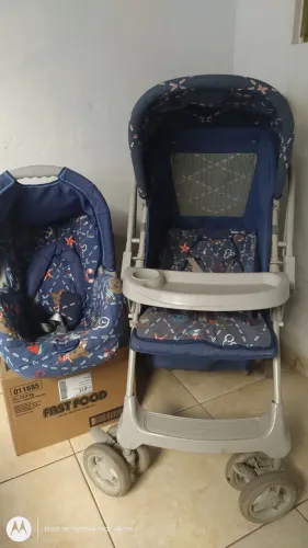 Conjunto de carrinho e BB conforto