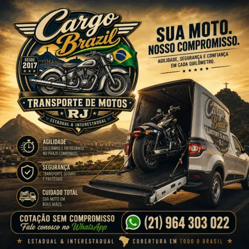 Transporte De Motos RJ Dentro | Fora Do Estado