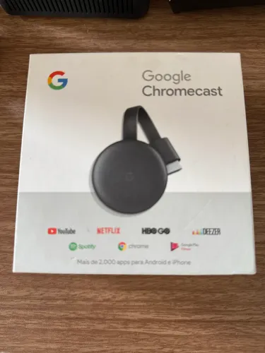 Vendo chromecast estado de novo original da Google valor 220,00