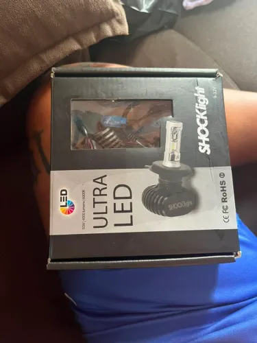 Led H7 4 lâmpadas 4000 lumens 6000K
