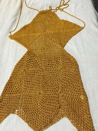 Vendo Vestido de Crochê NOVO