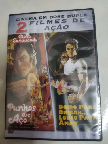 Dvds Punhos de Aço e Doido para Brigar... Louco para Amar