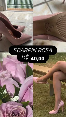 Scarpin rosa
