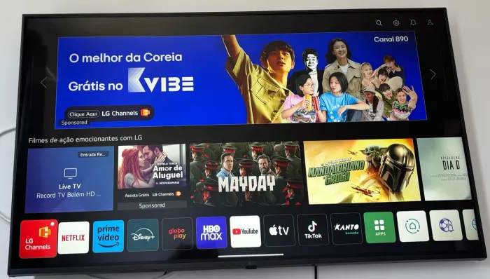 telão smart tv lg tudo funcionando perfeitamente 50 4k. 1299 preço final