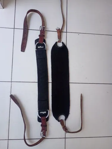 KIT PEITORAL DE LÃ+BARRIGUEIRA NEOPRENE SCPRO PARA POTROS