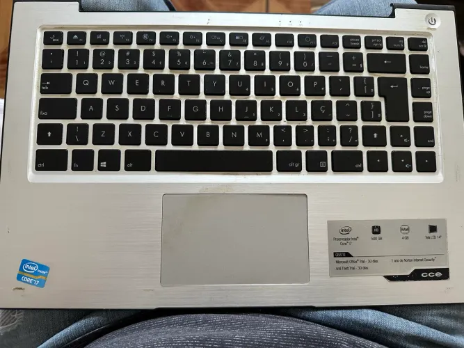 Placa mãe notebook Cce ultra thin T745