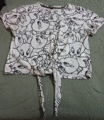 Blusa estampada desapego