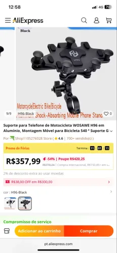 Suporte pra moto H96