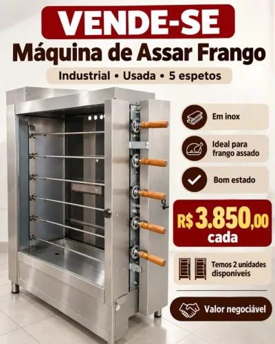 maquina de assar frango