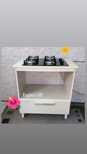 Fogão Cooktop 4 Bocas Com Balcão ?