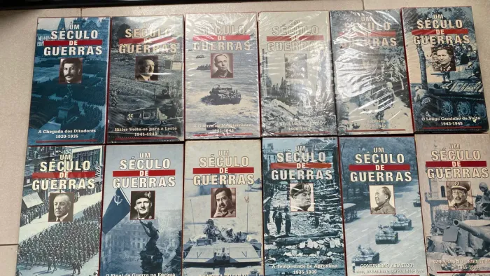 Lote de fitas VHS coleção - um século de guerras
