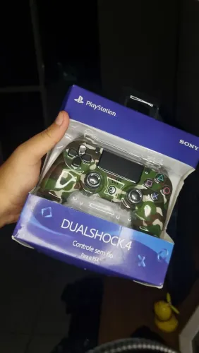 Controle Camuflado NOVO PARA Ps4 Com Cabo para Carregamento