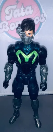 Boneco Max Stell atirador turbo 30 vm Mattel ótimo estado