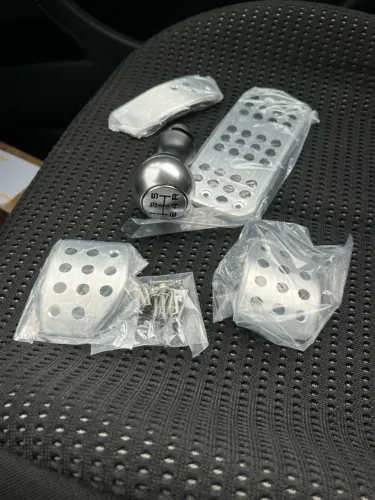 Kit pedaleira e manopla de metal Peugeot Citroen PSA