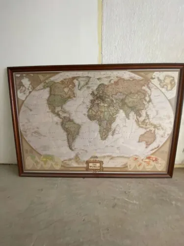 Quadro Mapa - Grande