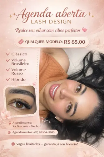 Extensão de cílios fio a fio