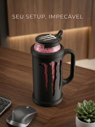 Porta latas energético monster