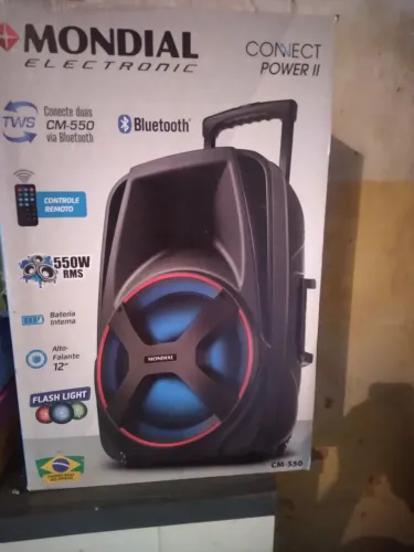 Caixa de som mondial 550w 