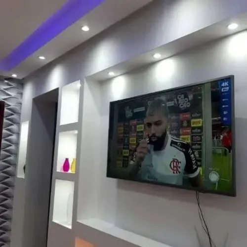 Gesseiro drywall teto liso e decoração 