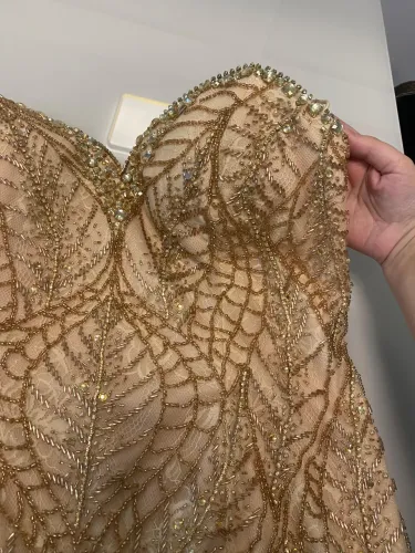 Vestido em Pedraria Bordada para Festa